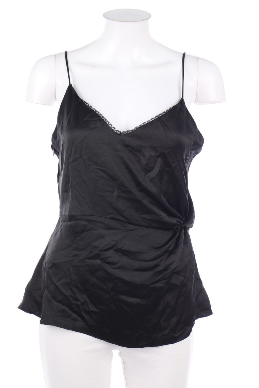 ZARA - Träger-Top mit Drapierung - M