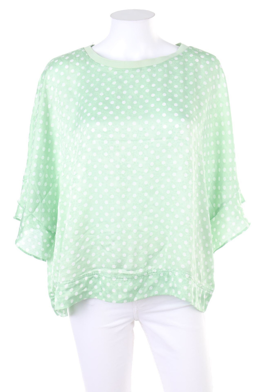 ZARA - Muster-Kurzarm-Bluse - L