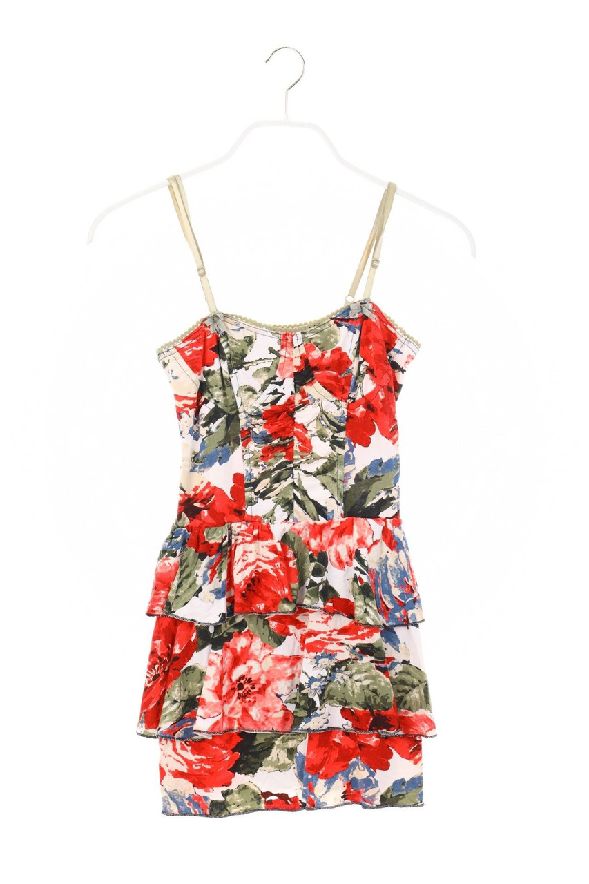 FIFILLES PARIS - Mini Dress, Layer Look with Flower Print - D 34