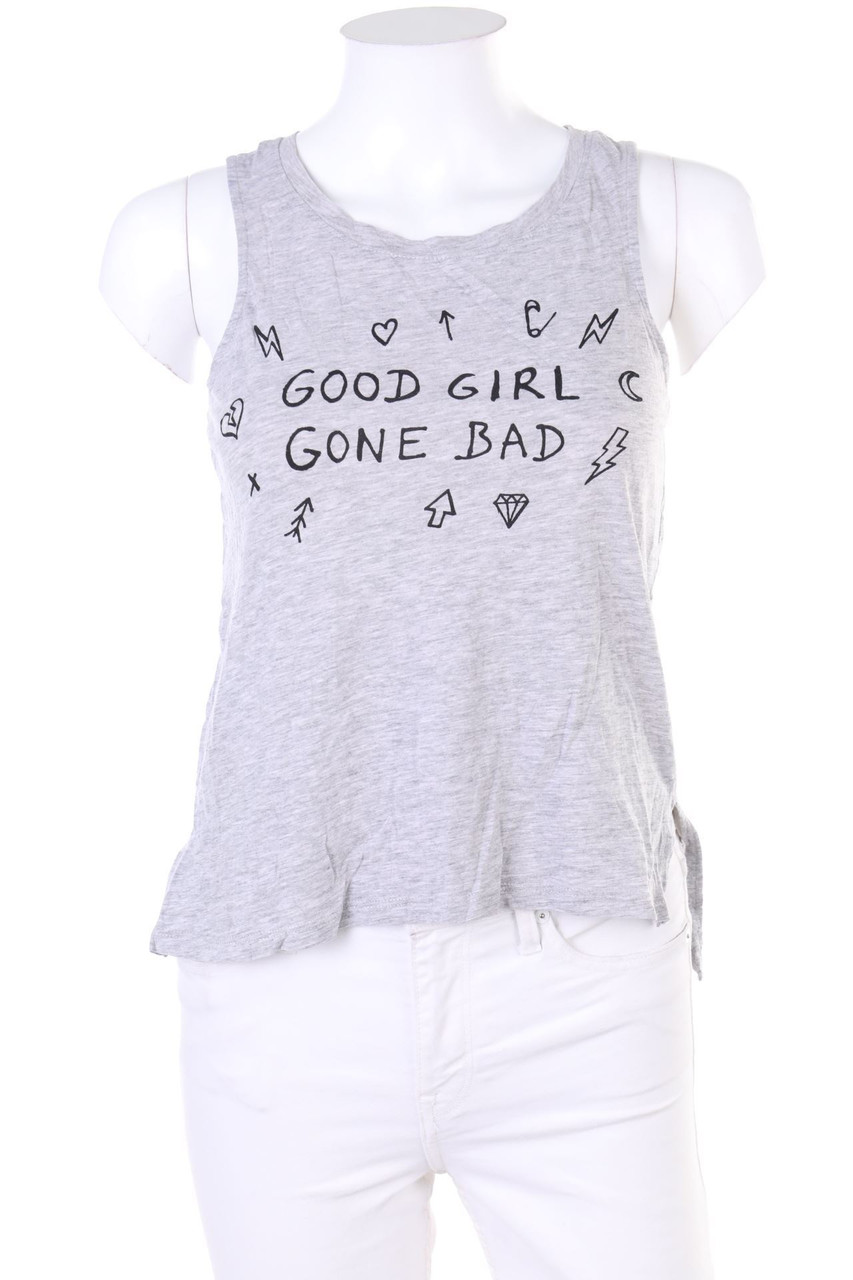 TALLY WEiJL - Top, Cotton-blend with Statement Print - XS