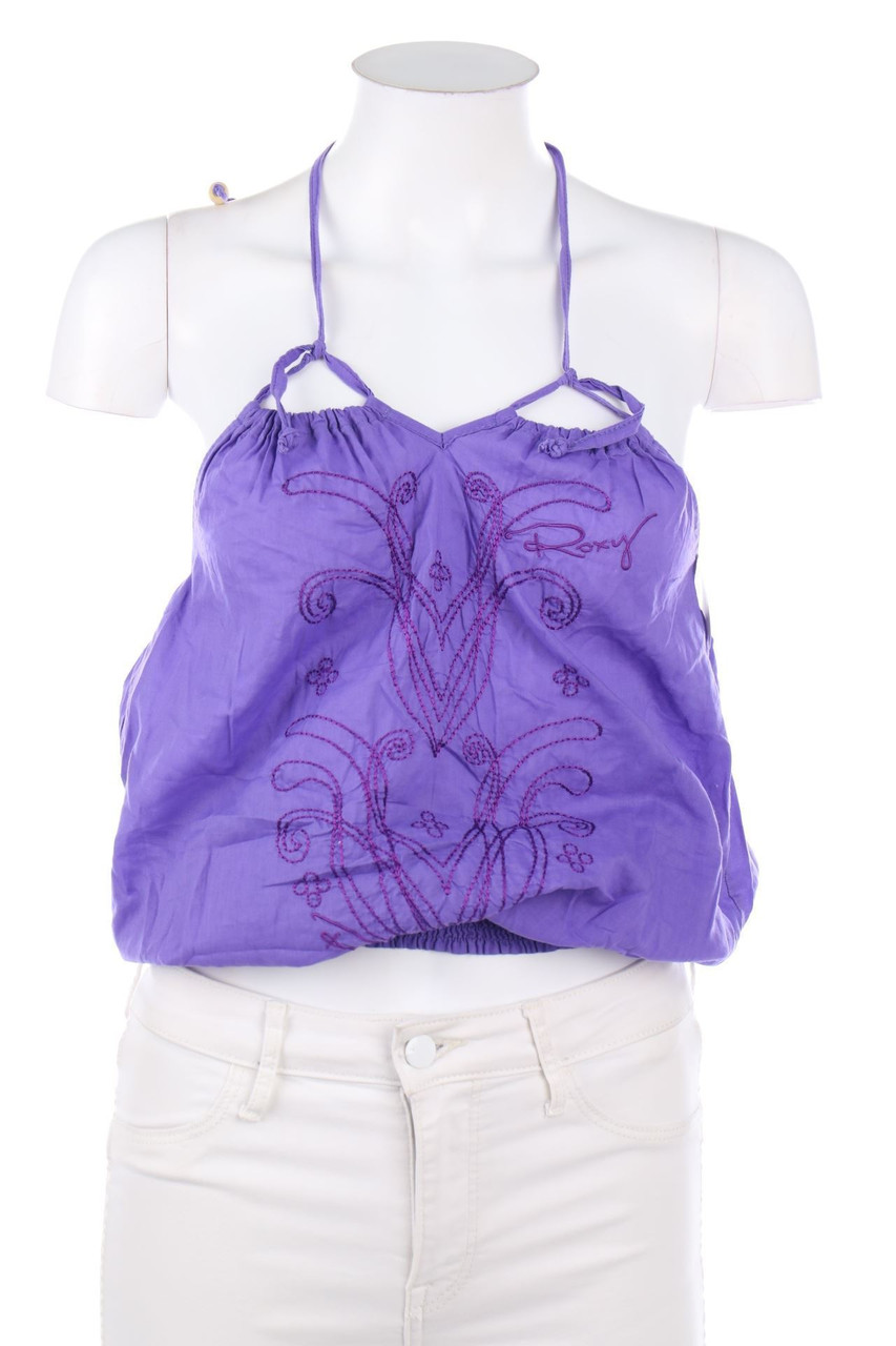 ROXY - Neckholder-Top mit Stickereien - D 30-32