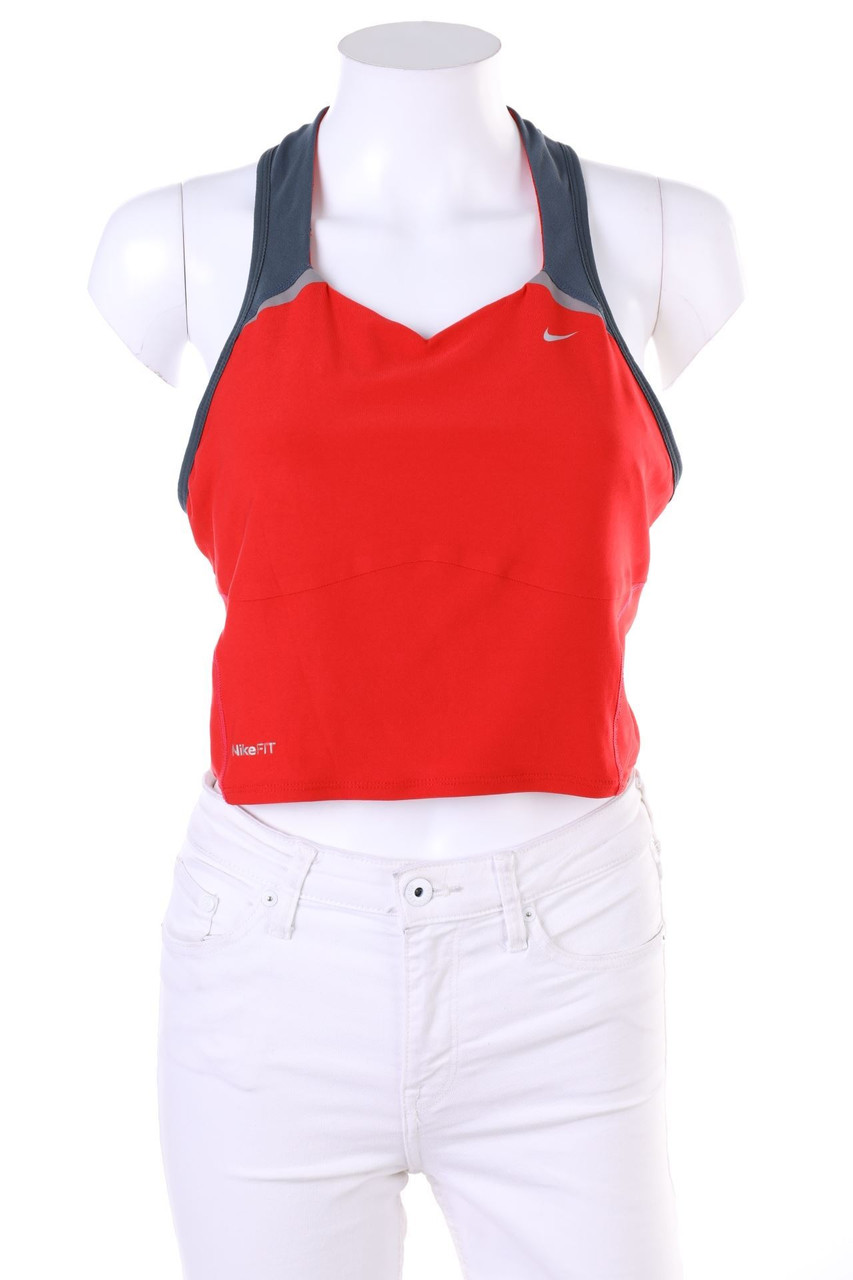 NIKE - Top with Logo-Print - L