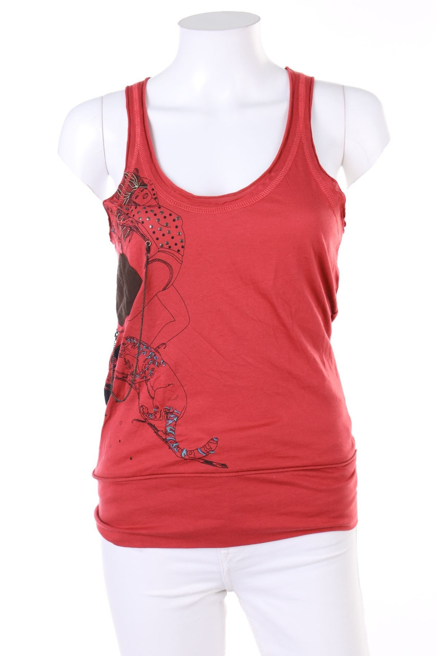 STELLA McCARTNEY x H&M - Print-Racerback-Top mit Kette - XS