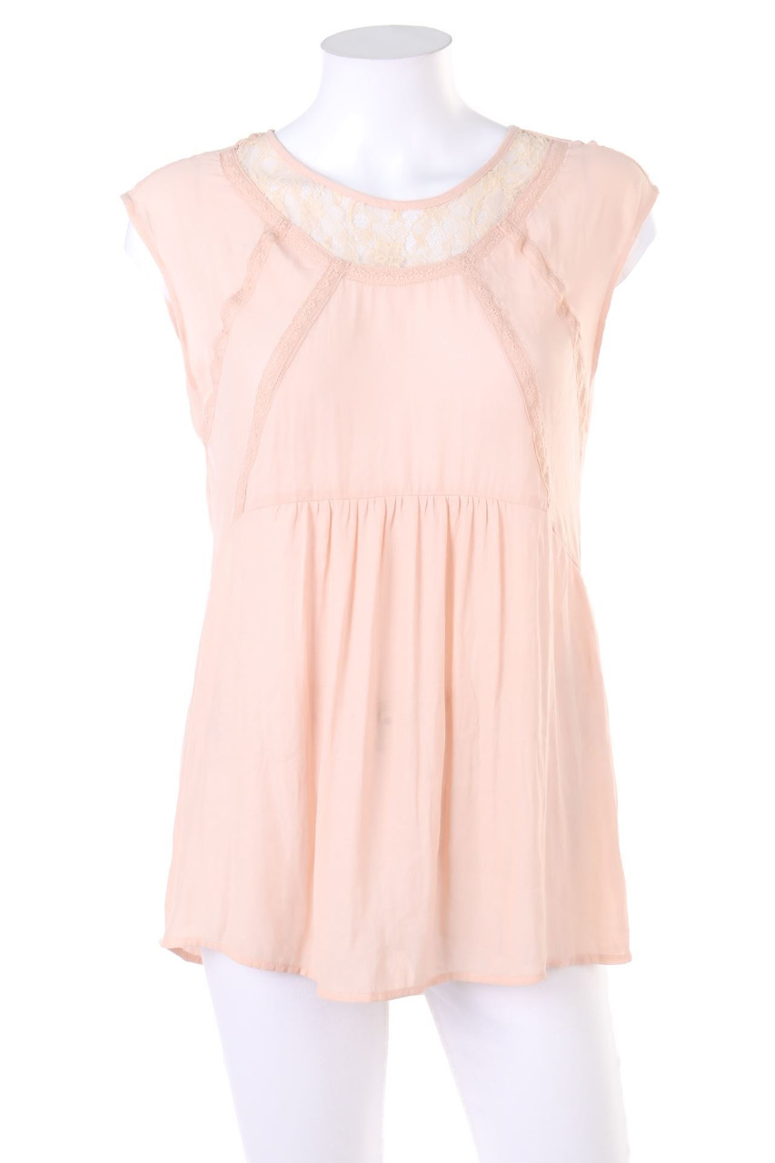 ESPRIT - Blusentop mit Spitze - D 36