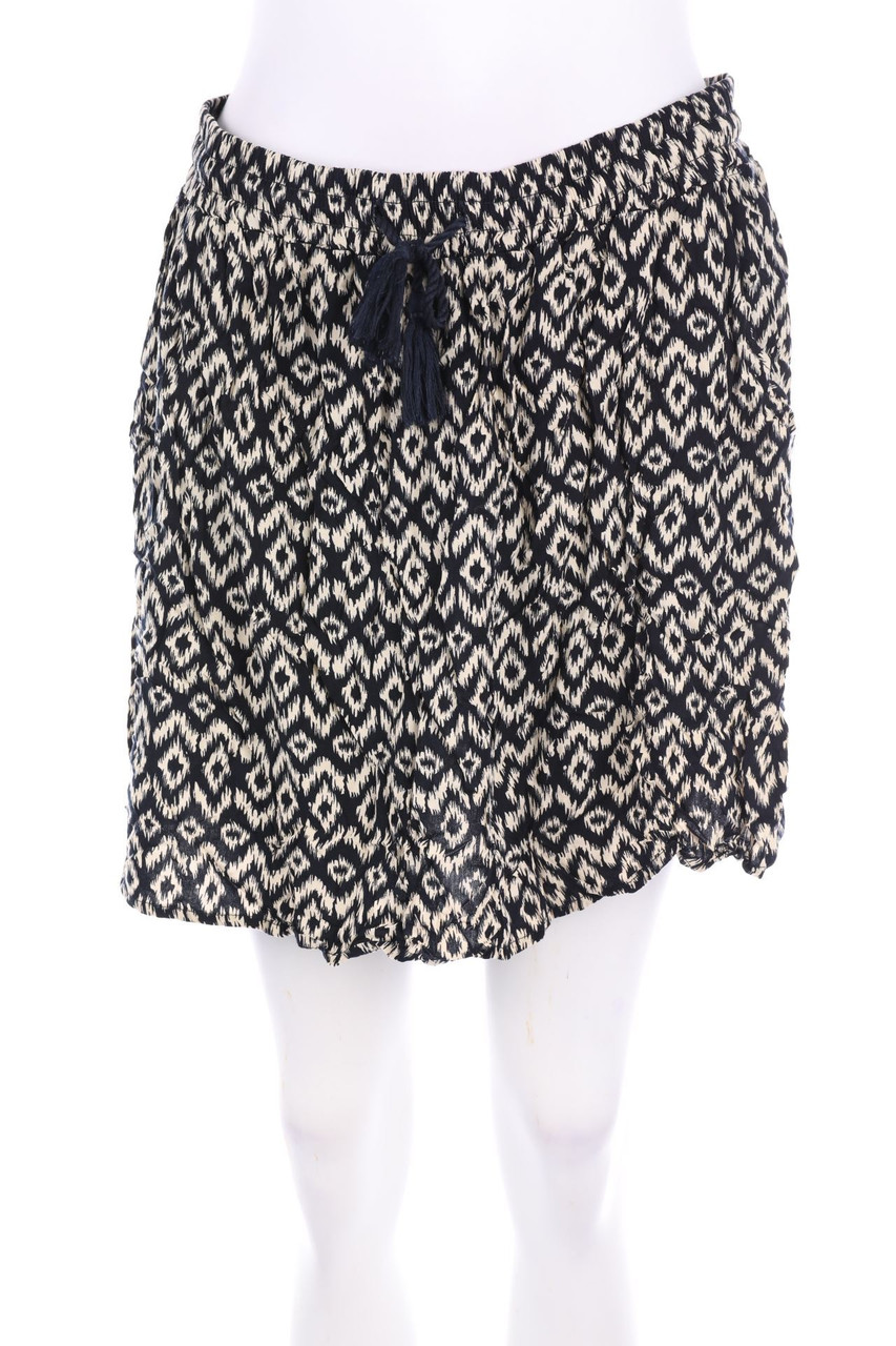 Chicorée - Print-Skirt, Viscose with Drawstring - L