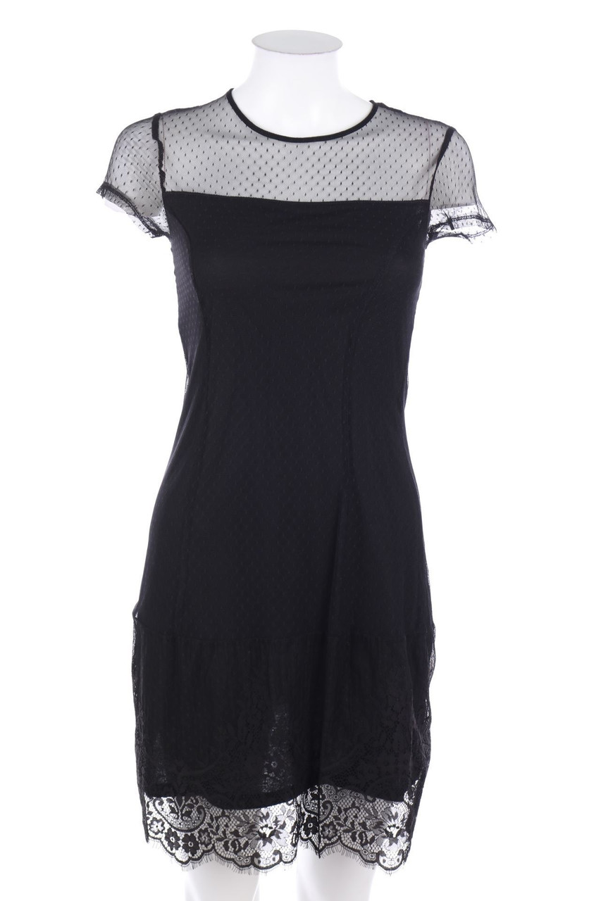H&M DIVIDED - Mesh-Kleid mit Spitze - D 34