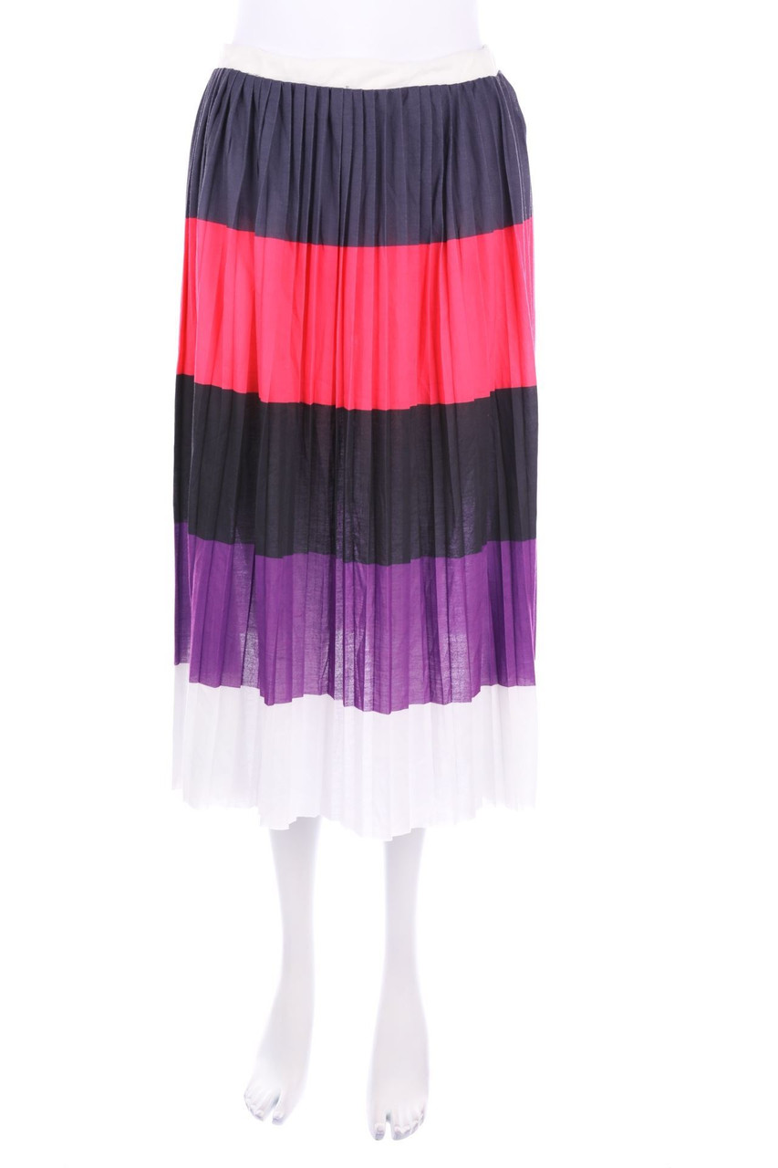 SECONDHAND - Plissé-Midi Skirt - L