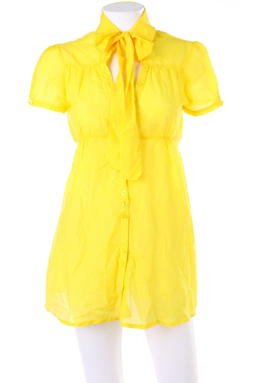 NAKURO - Long-Pussy Bow Blouse - S