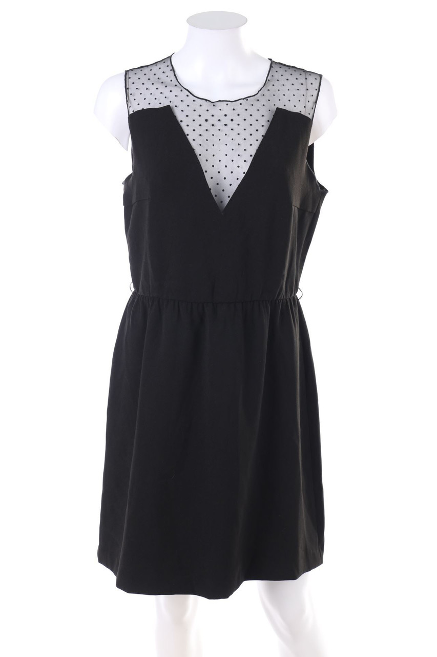 REVIEW - Kleid mit Polka Dots - L