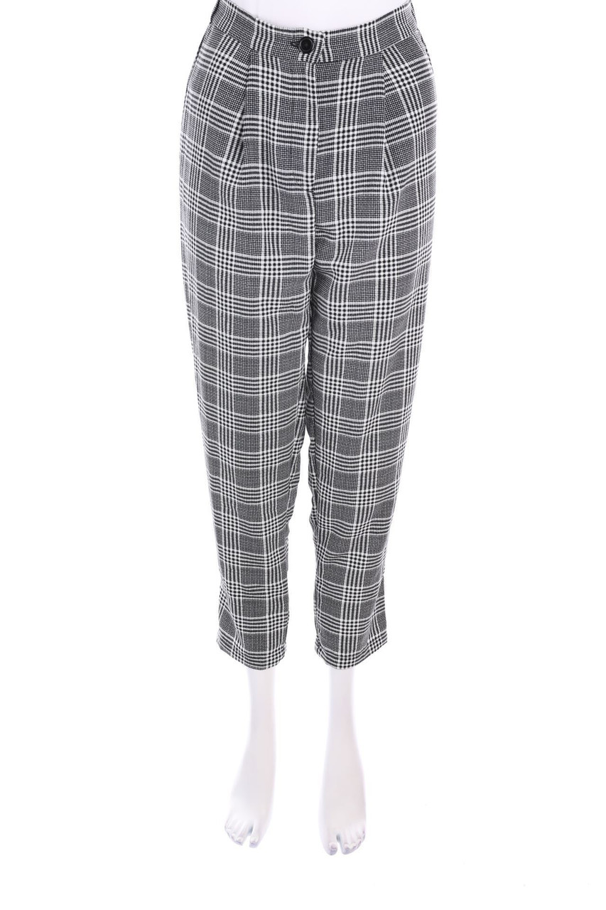 H&M DIVIDED - Karo-Hose mit Gummizug - D 32