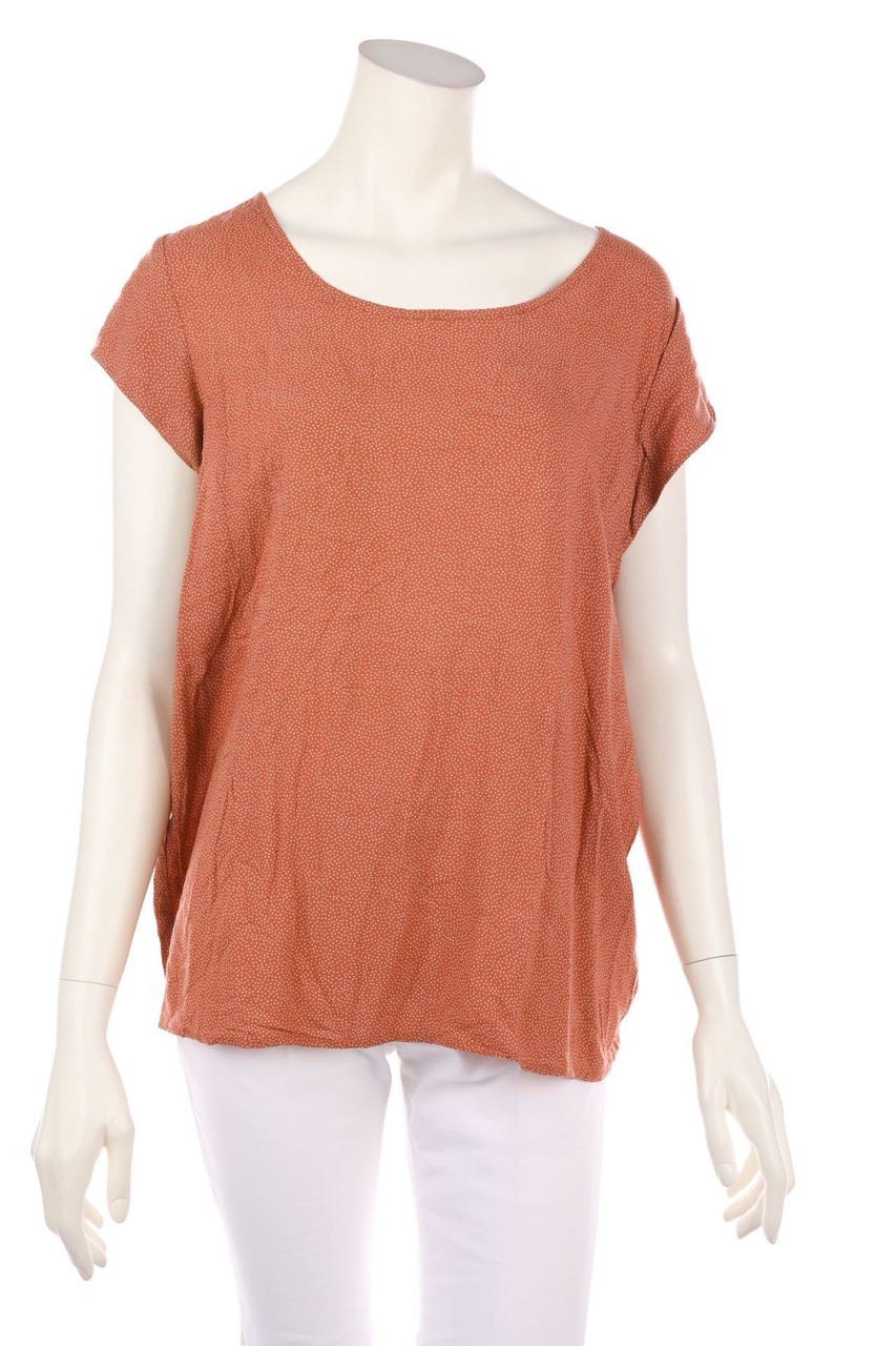 OPUS - Shortsleeve Blouse with Dots - D 40