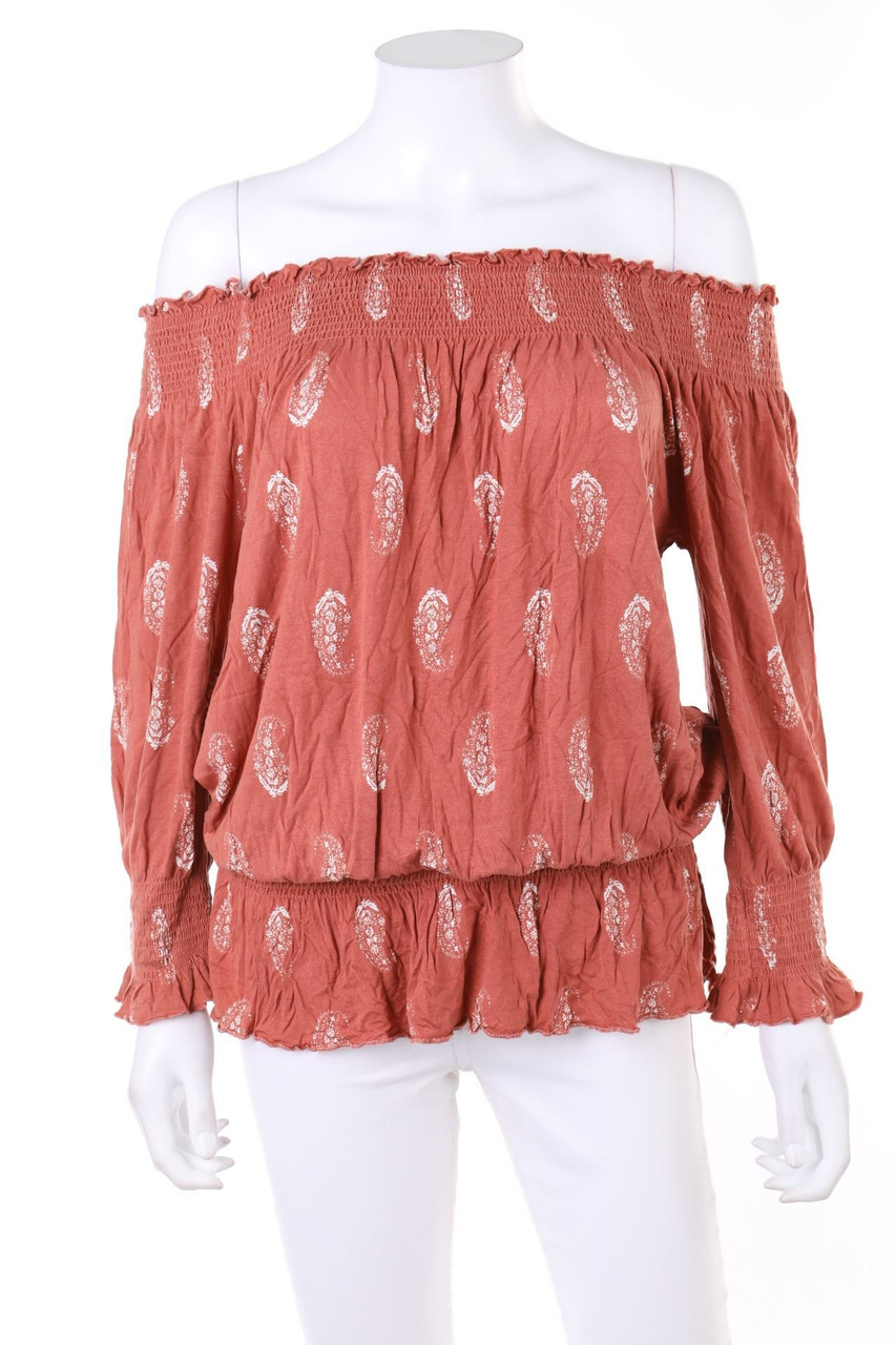 LASCANA - Carmen-3/4-Sleeve Shirt with Pattern - D 36-38