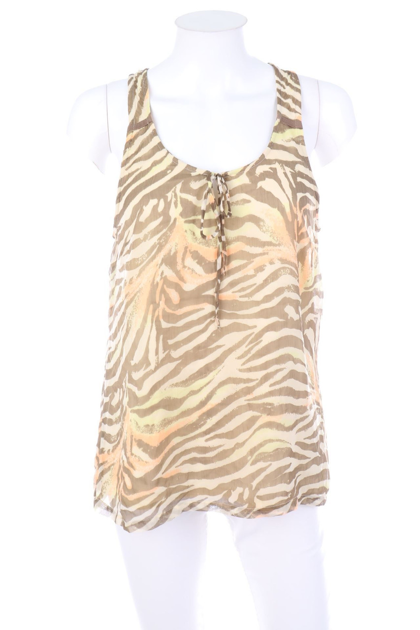 VERO MODA - Blusentop mit Animal-Print - M