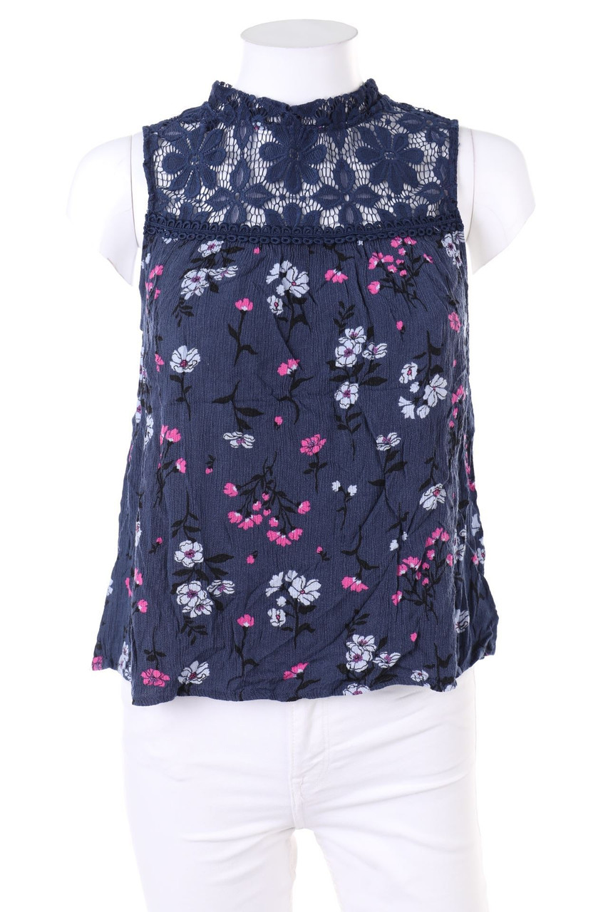 WALLFLOWER - Blouse Top with Flower Print - L