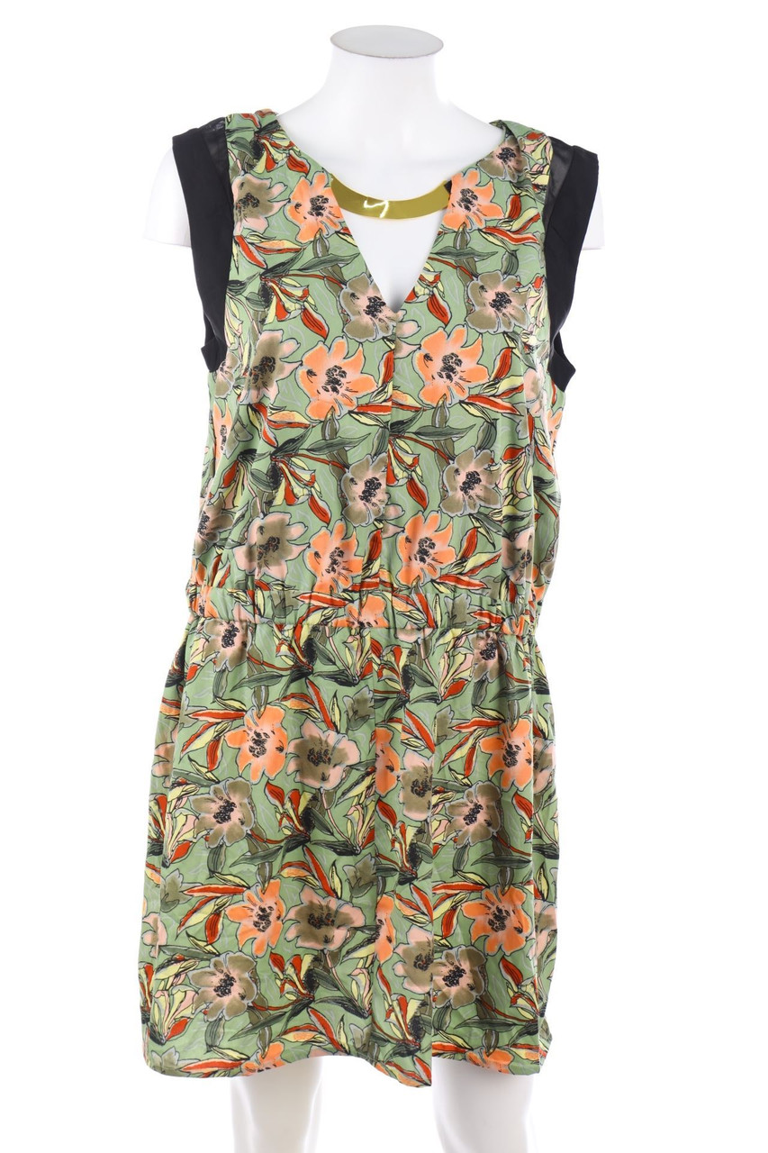 Sfera - Minikleid mit Blumen-Print - L