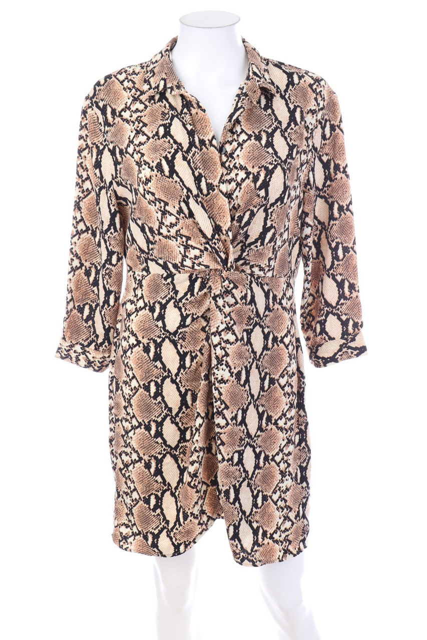 Bershka - dress with Animal Print - L