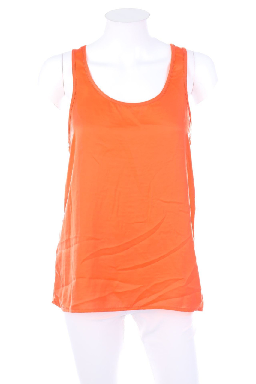 zebra - Satin Blouse Top - S