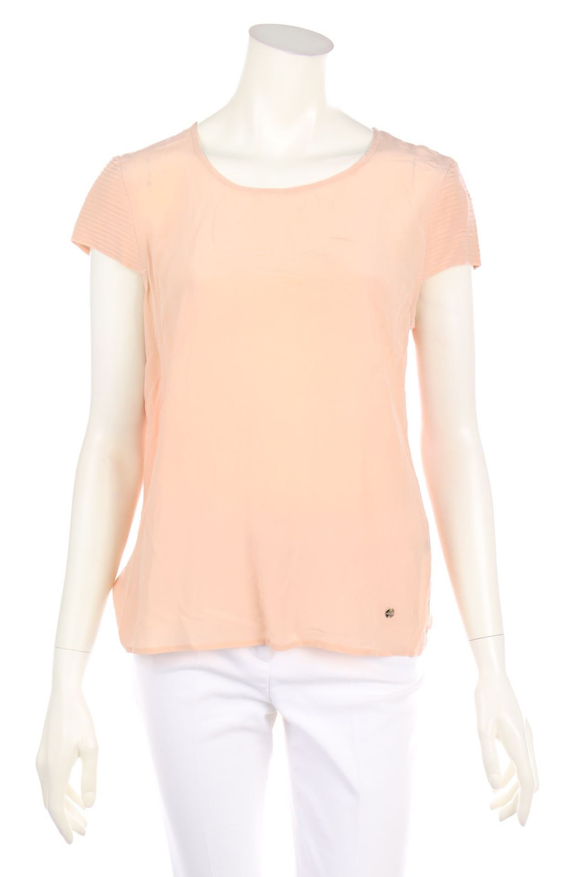 JJB BENSON - Seiden-Bluse mit Biesen - M