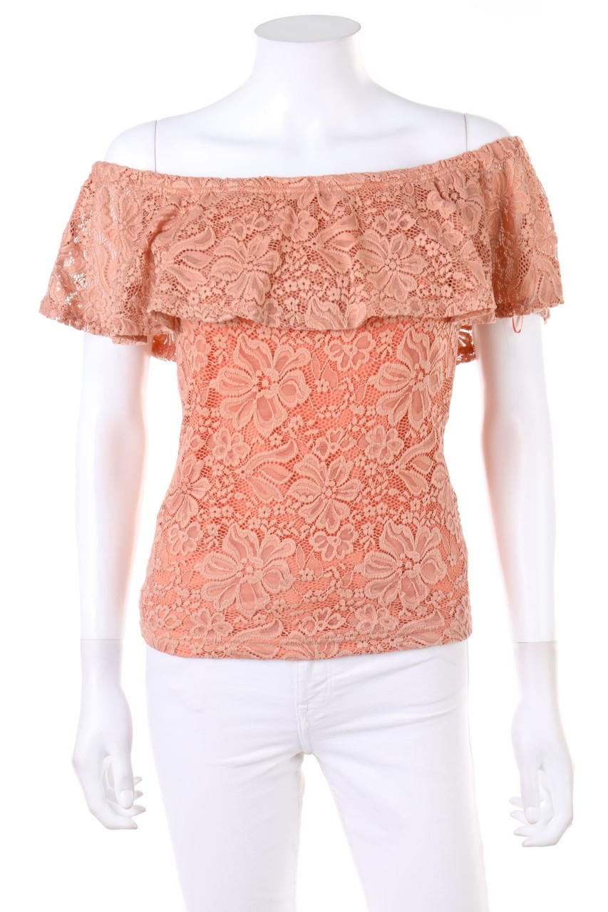 zebra - Blouse, Lace - S