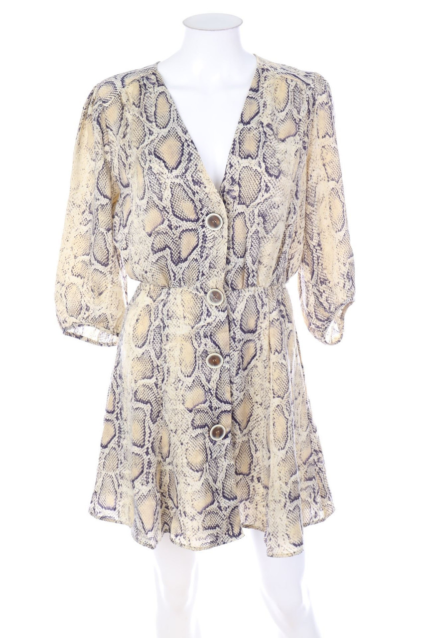 ZARA - Kleid mit Animal-Print - S