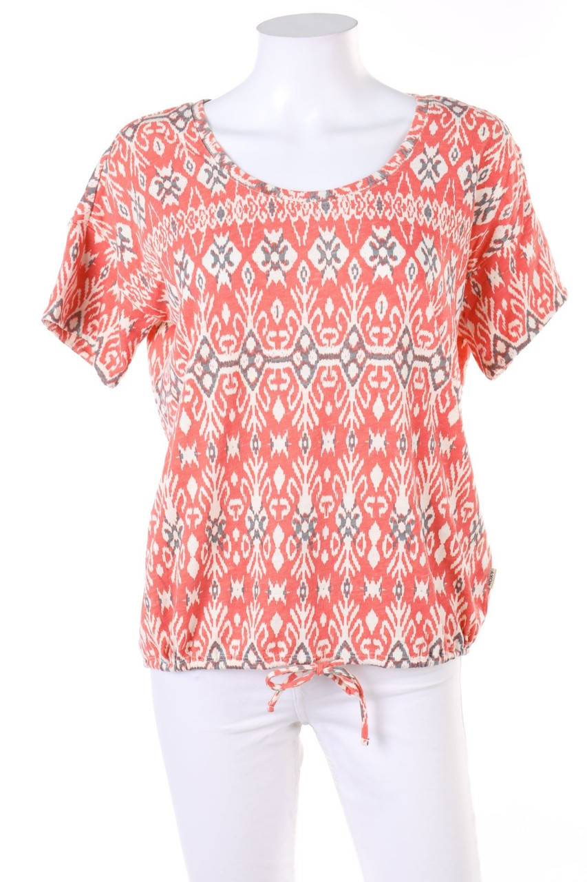 ROXY - Ethno-T-Shirt mit Tunnelzug - XS