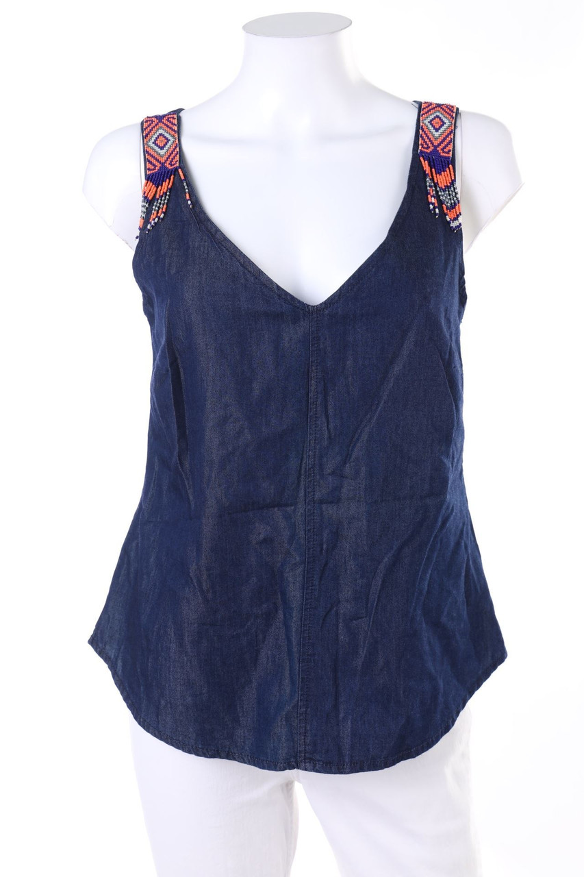 ARKITECT. Femme - Blouse Top, Denim Look - XS