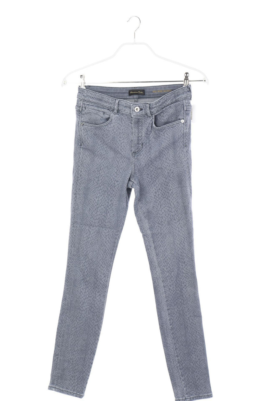 Massimo Dutti - Skinny-Jeans mit Animal-Print - D 38