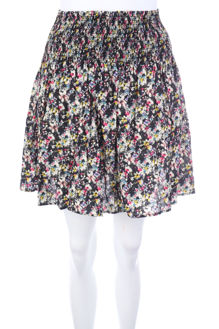 H&M - Minirock mit Blumen-Print - XS