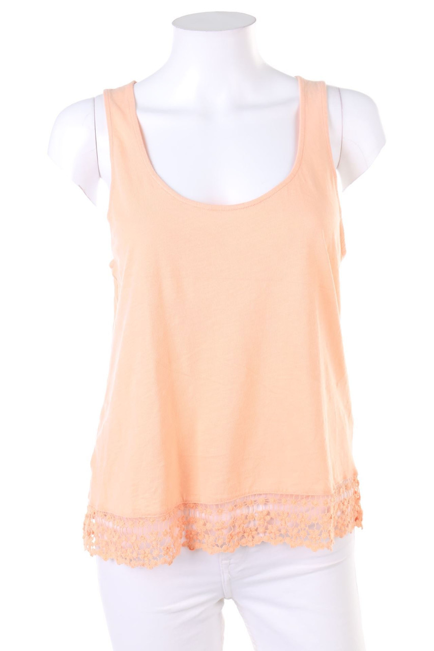 BANANA MOON - Top with Lace - L
