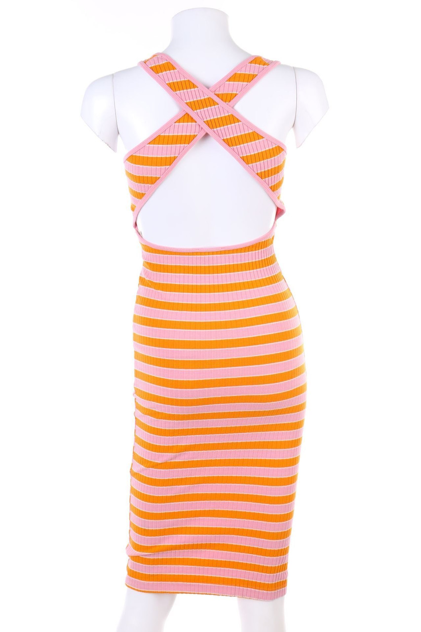 ZARA - Midikleid mit Rückenausschnitt - XS