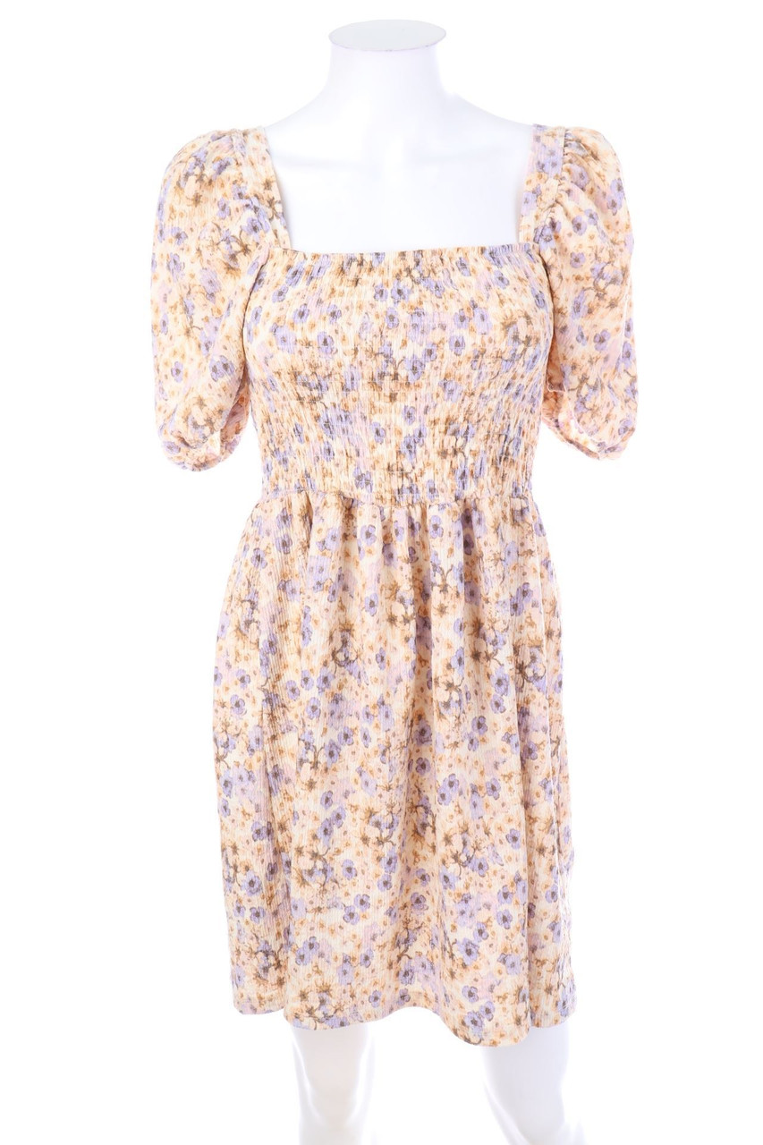 H&M - Minikleid mit Blumen-Print - S