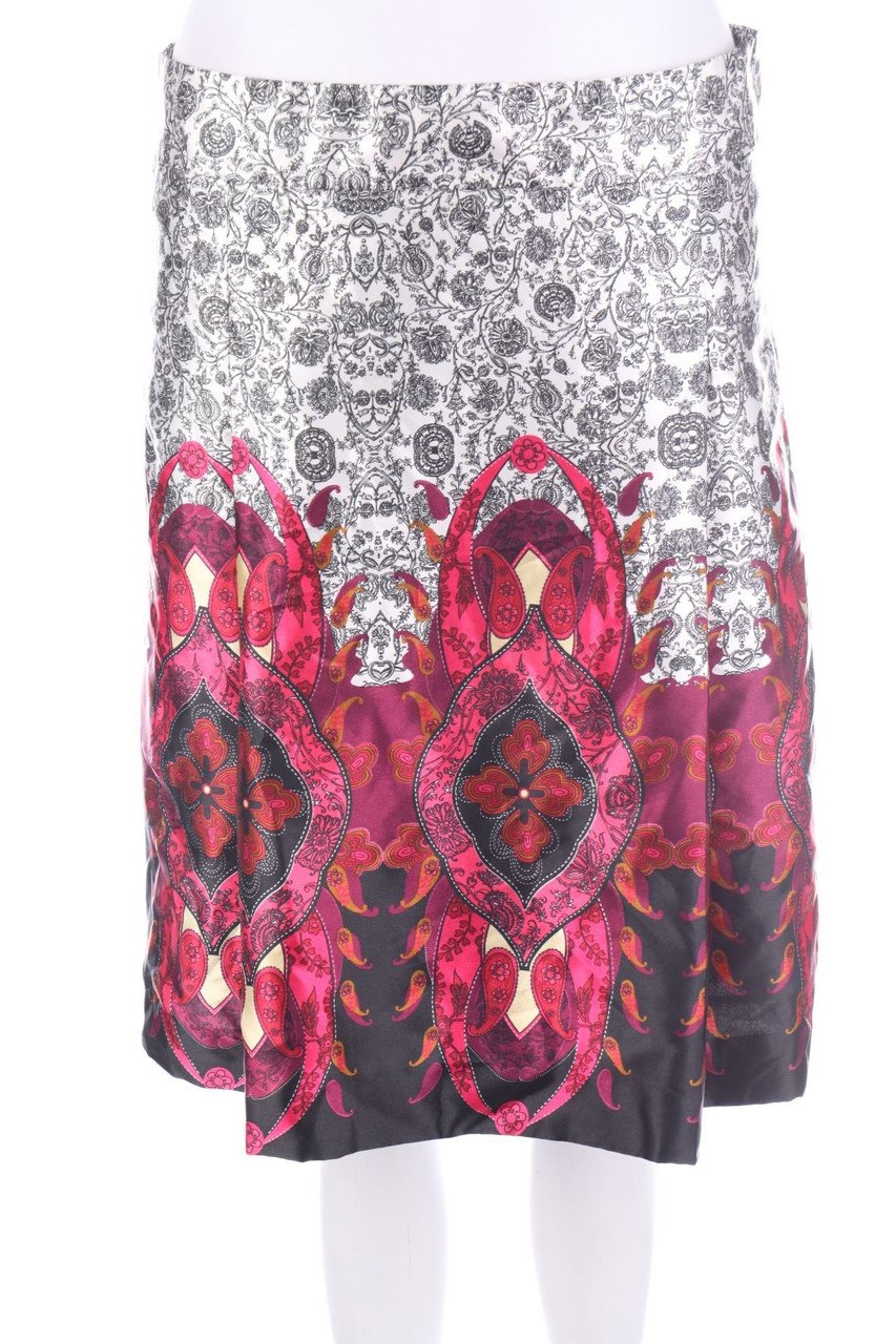 SASCH - Satin Skirt with floral print - M
