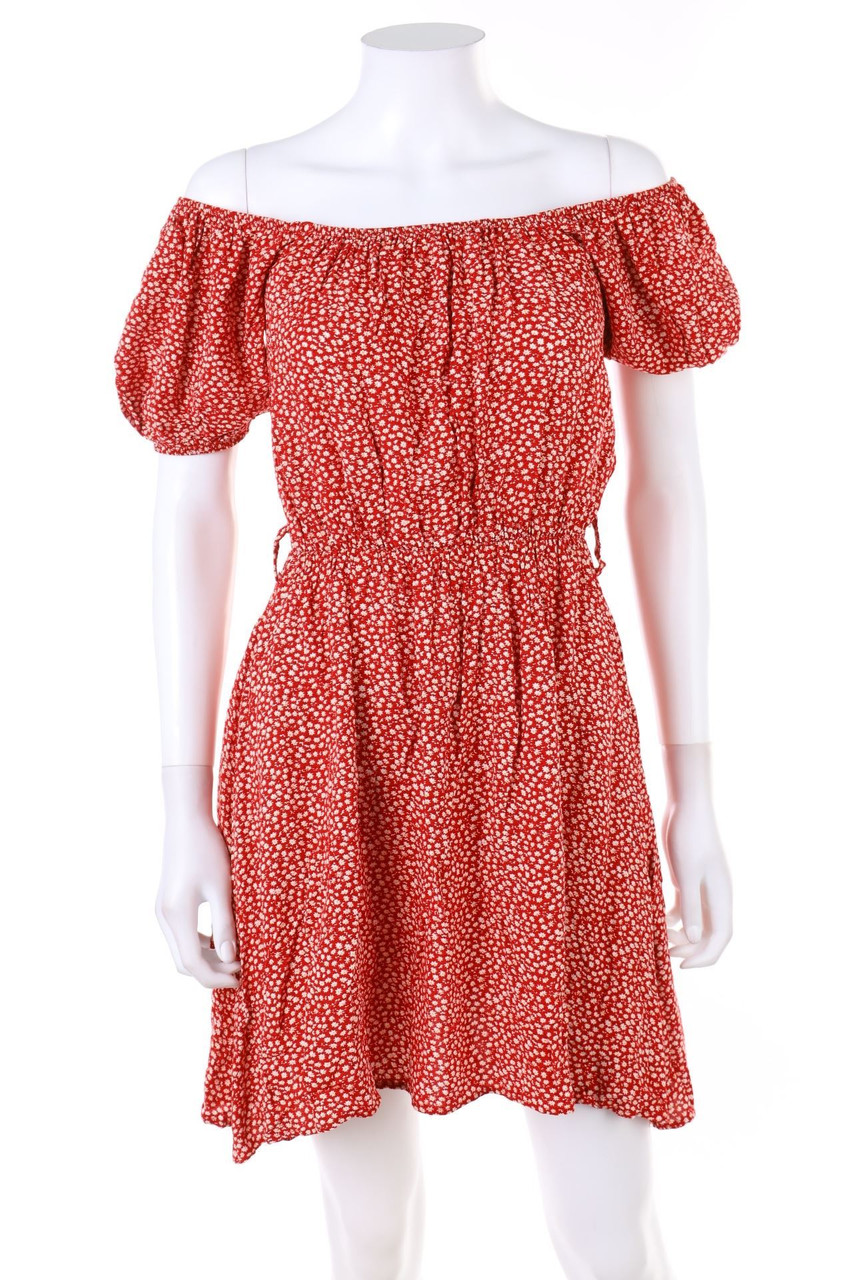 No Label - Carmen-dress with floral print - D 38