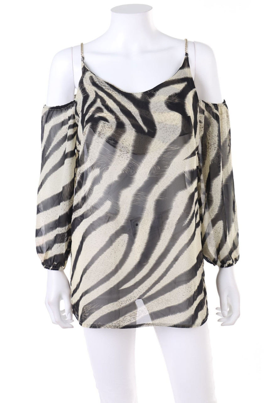 AMISU - Cold-Shoulder-Bluse - S