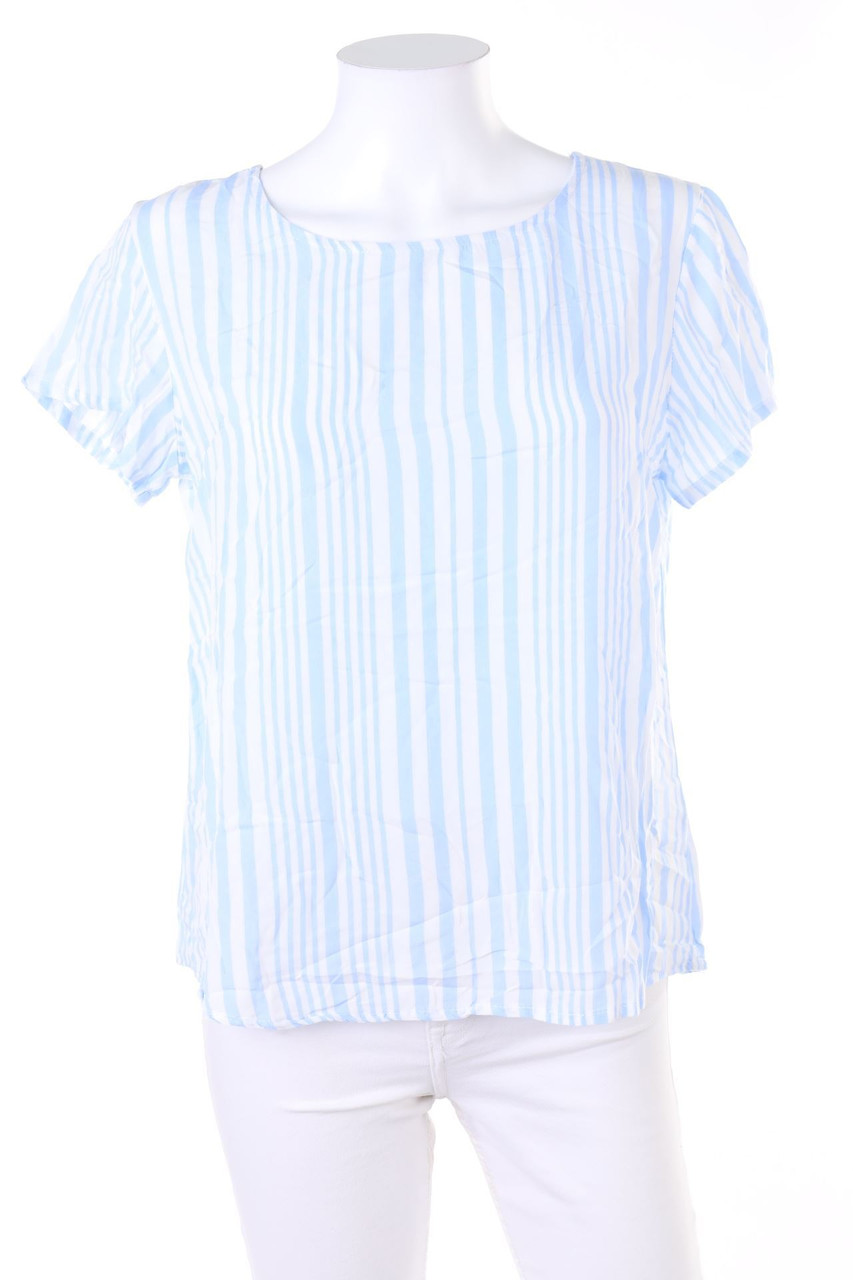 zebra - Shortsleeve Blouse with Stripes - S