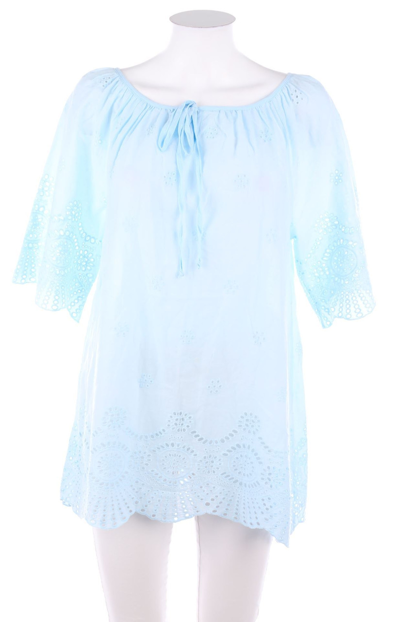 fullah sugah - Tunic Blouse, Eyelet Lace  - ONE SIZE