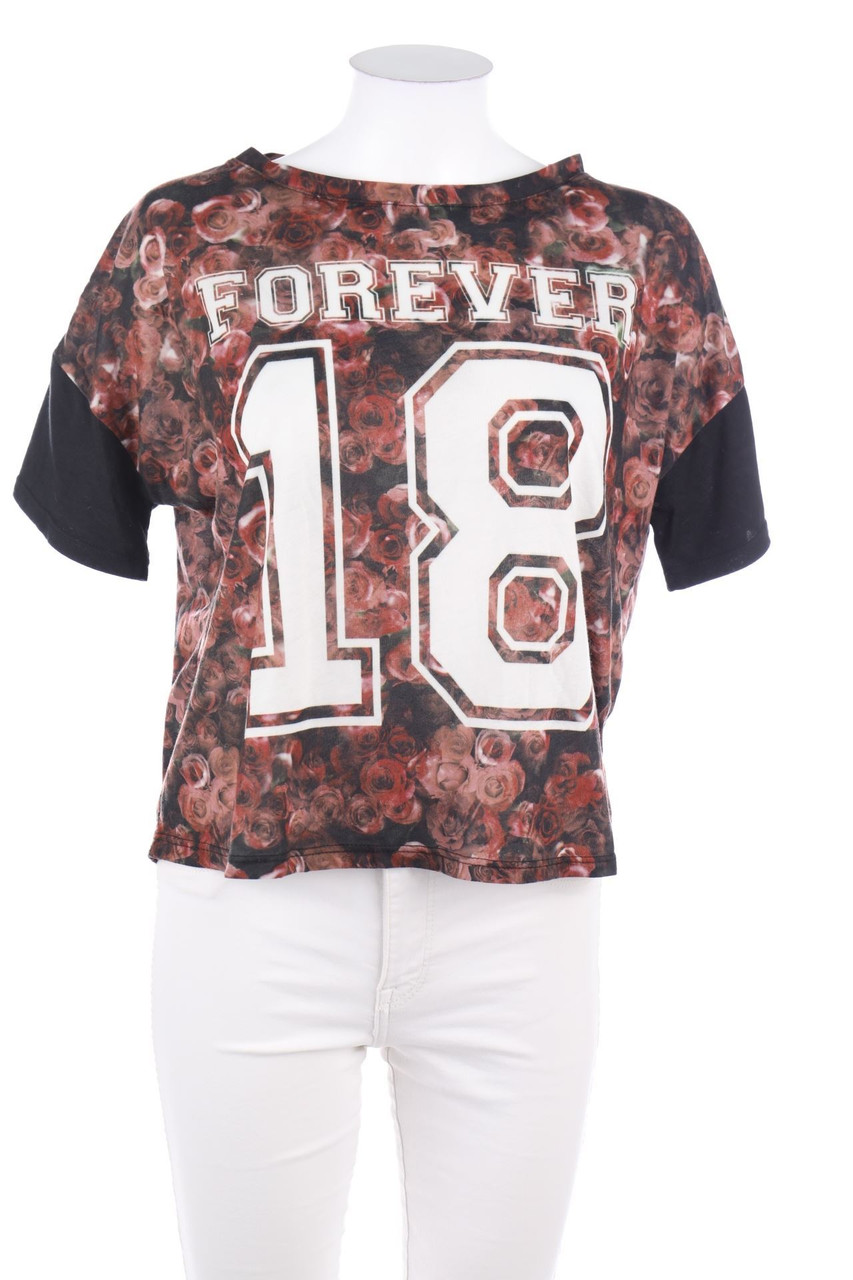 Pimkie - Kurzarm-Shirt mit Statement-Print - M