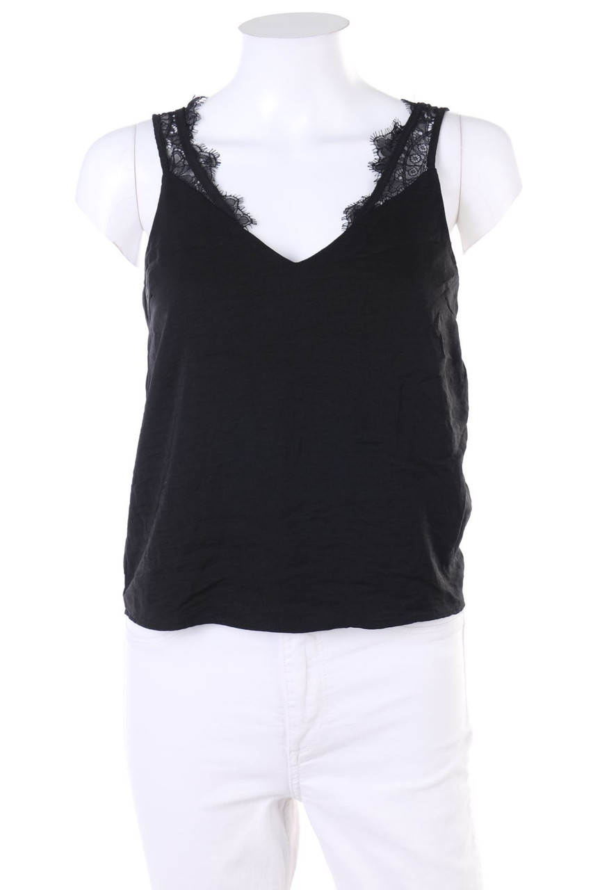 H&M - Top in A-Linie mit Spitze - D 32