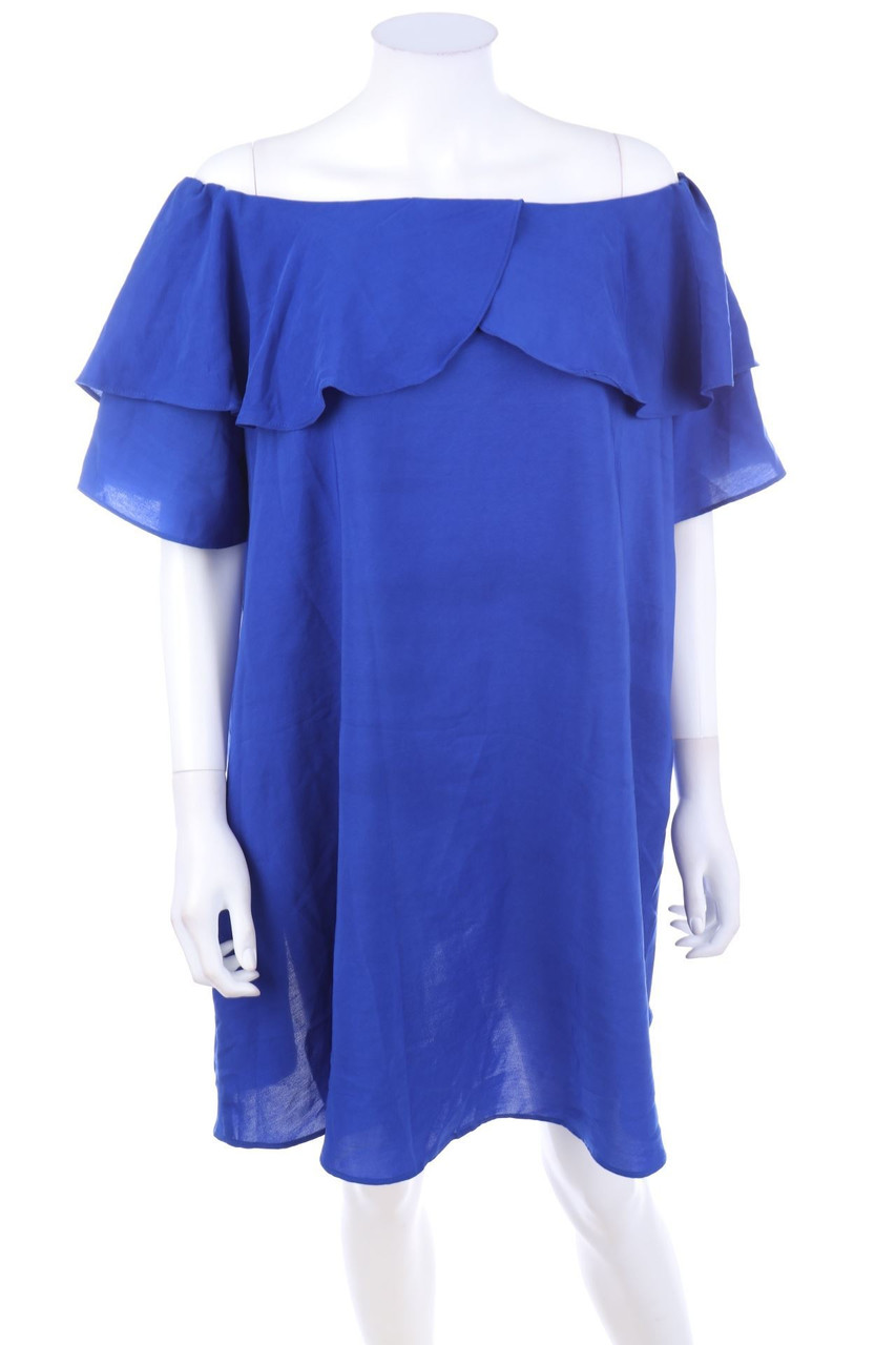 No Label - Carmen-dress with Volants - M