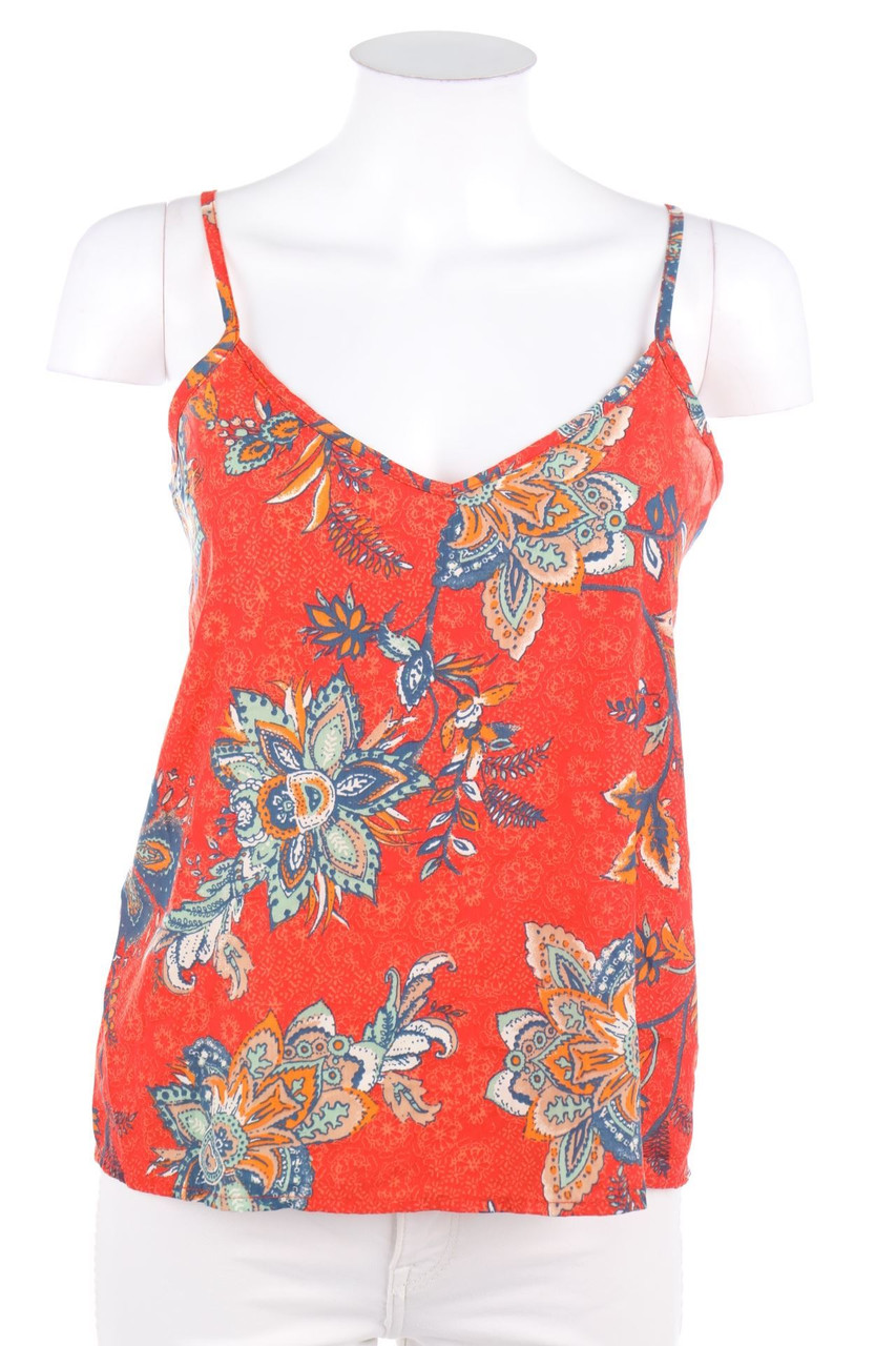 HOLLISTER - A-line Top with Flower Print - S