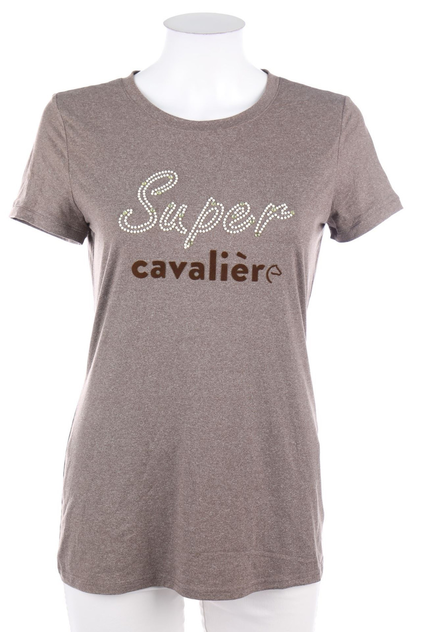 Equithème - Shortsleeve-Shirt with Applications - S