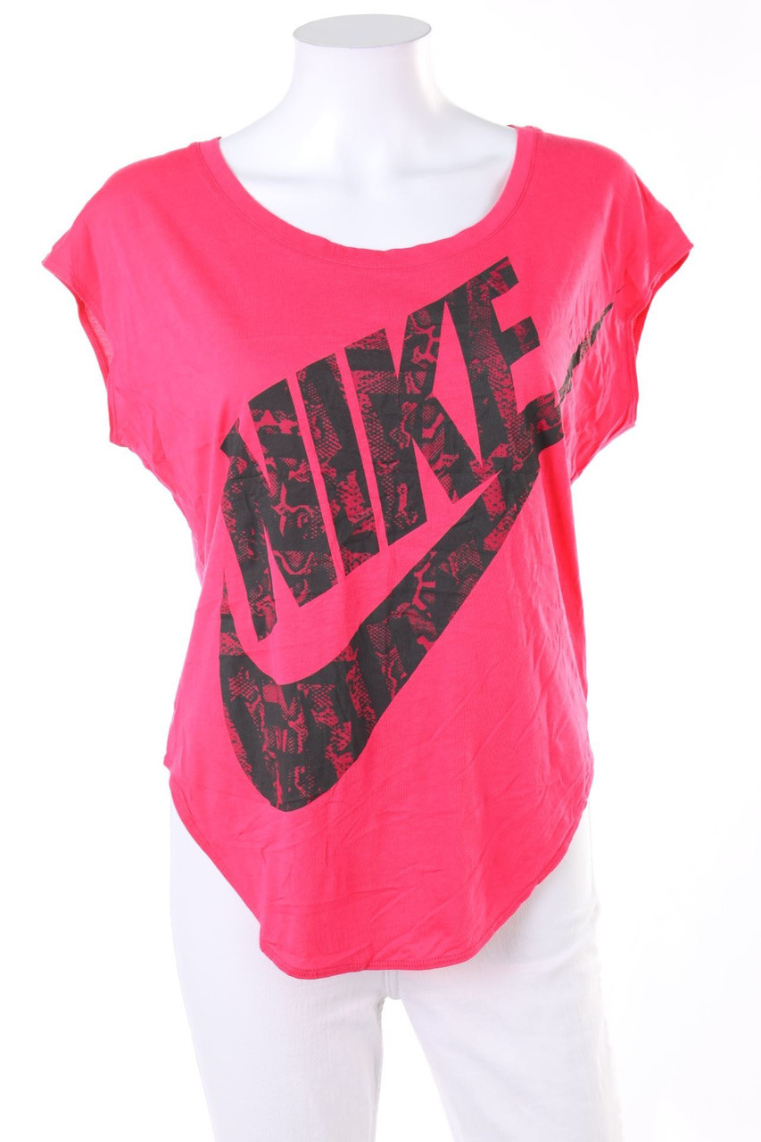 NIKE - Shortsleeve-Shirt with Logo-Print - XS