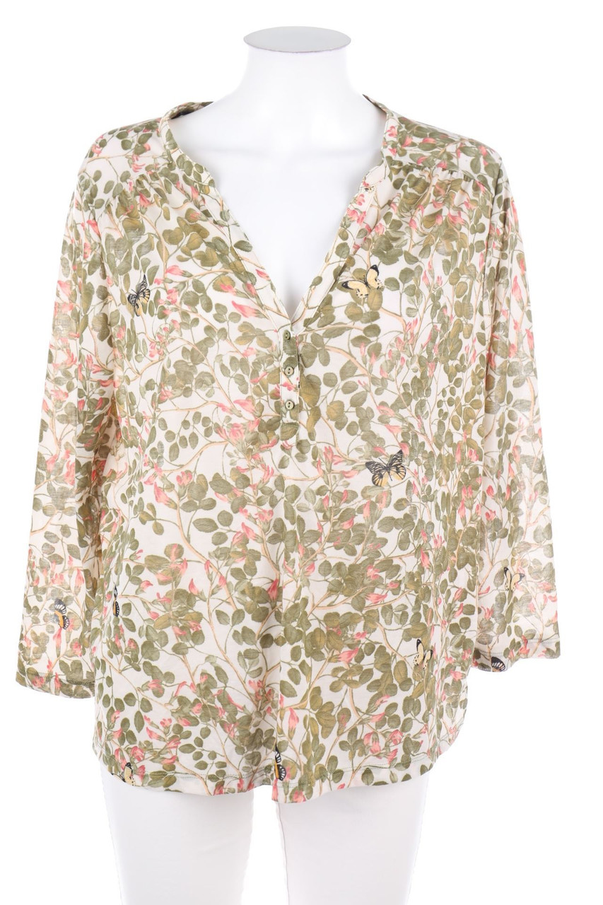H&M - Bluse mit Print - L