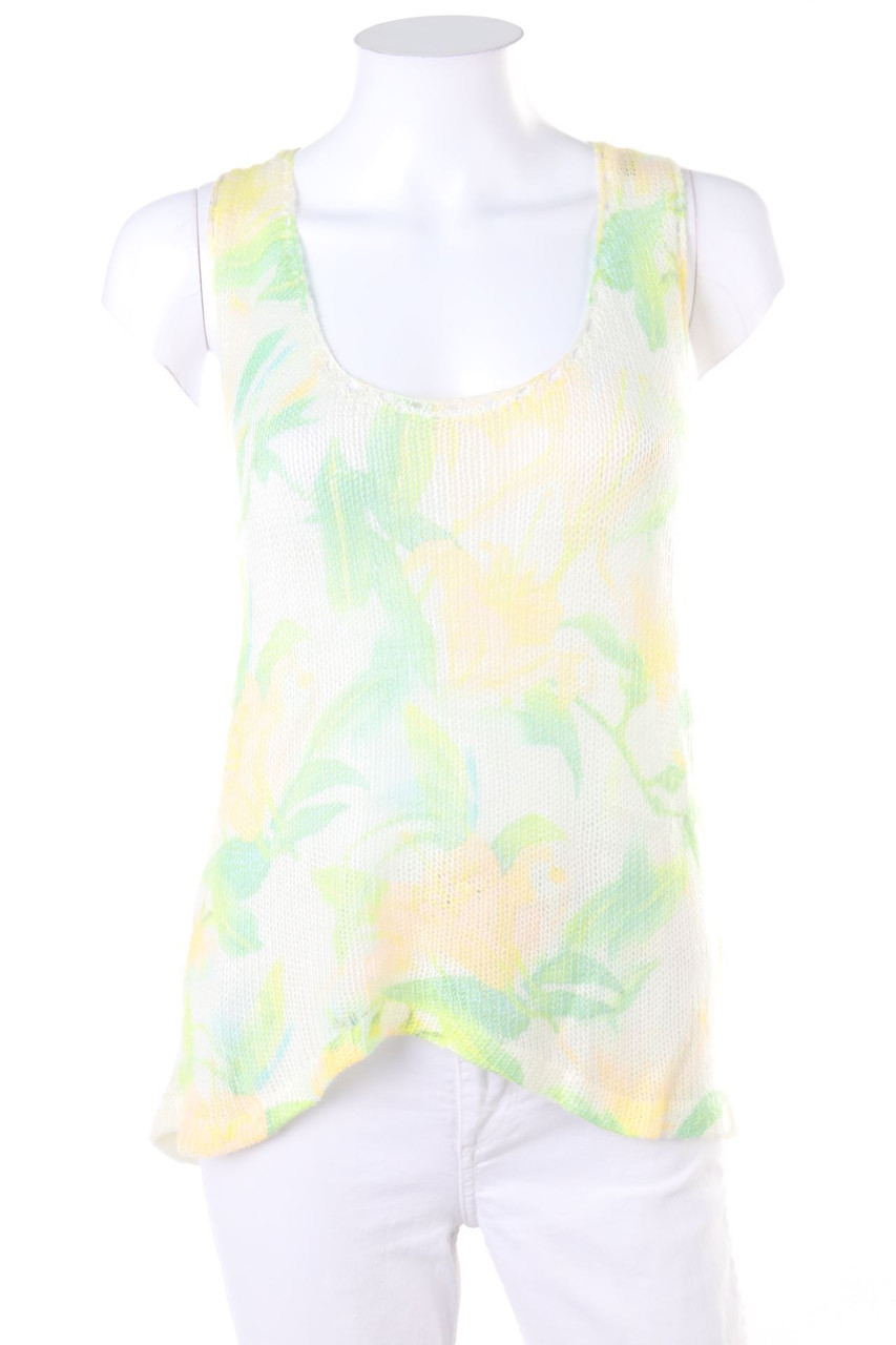 stop jeans - Strick-Top mit Print - M