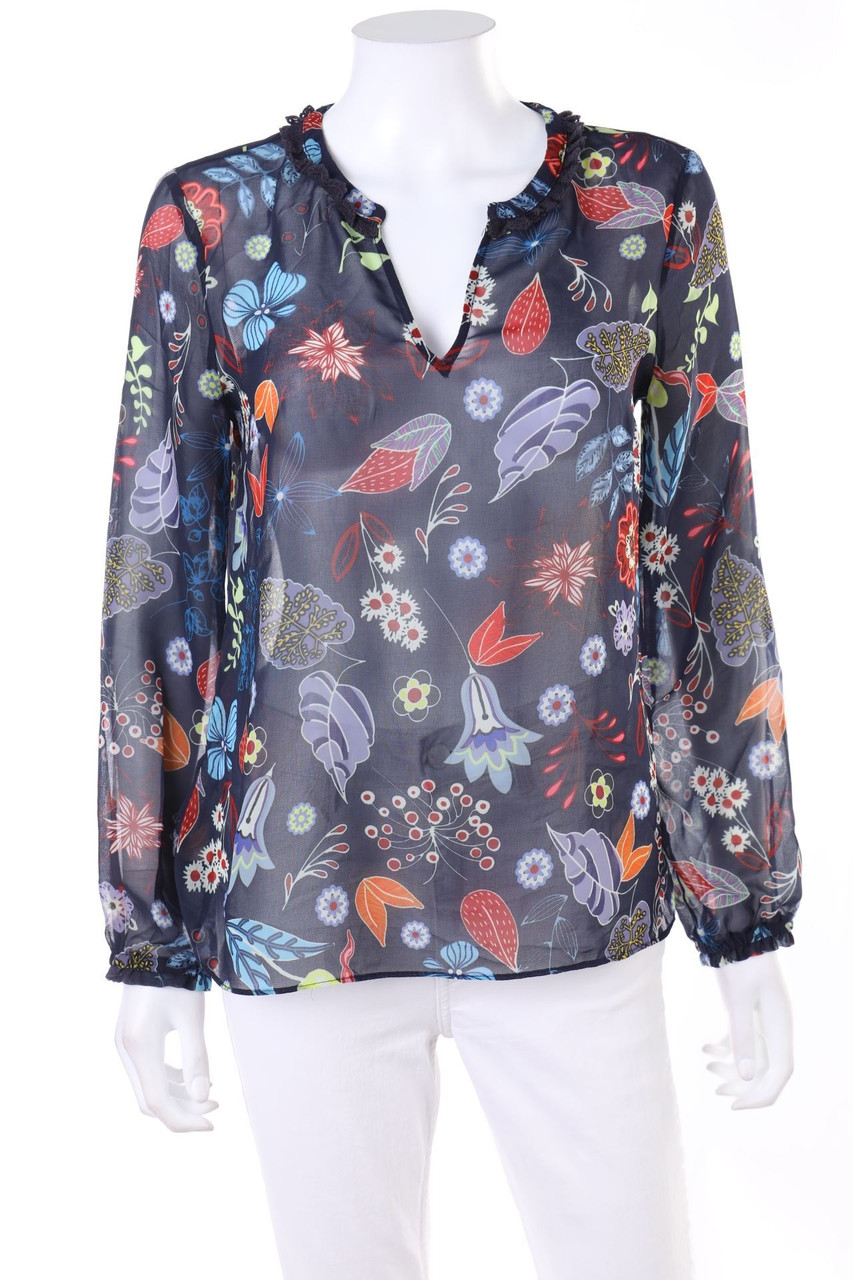 NAF NAF - Bluse mit Blumen-Print - D 36