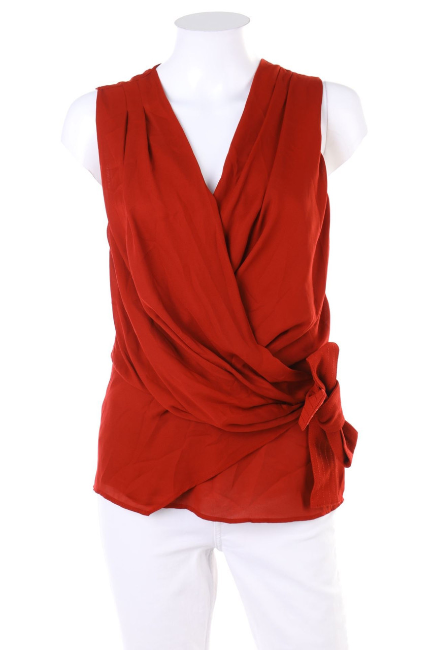 H&M - Blusentop im Layer Look mit Schleife - D 34