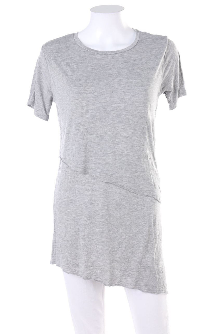 Shana - Shortsleeve-Shirt with Asymmetrical Cut - S