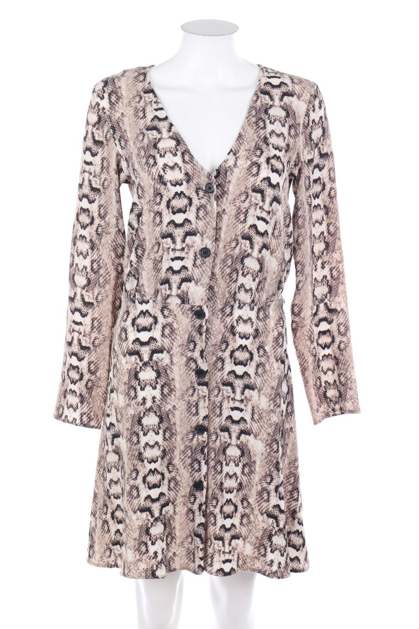 H&M DIVIDED - Blusenkleid mit Animal-Print - D 38