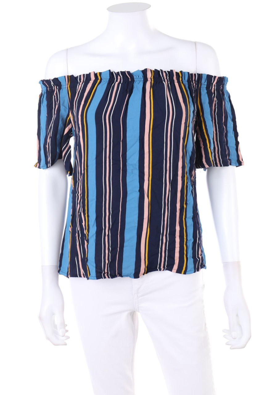 CLOCKHOUSE by C&A - Carmen-Bluse mit Streifen - D 36