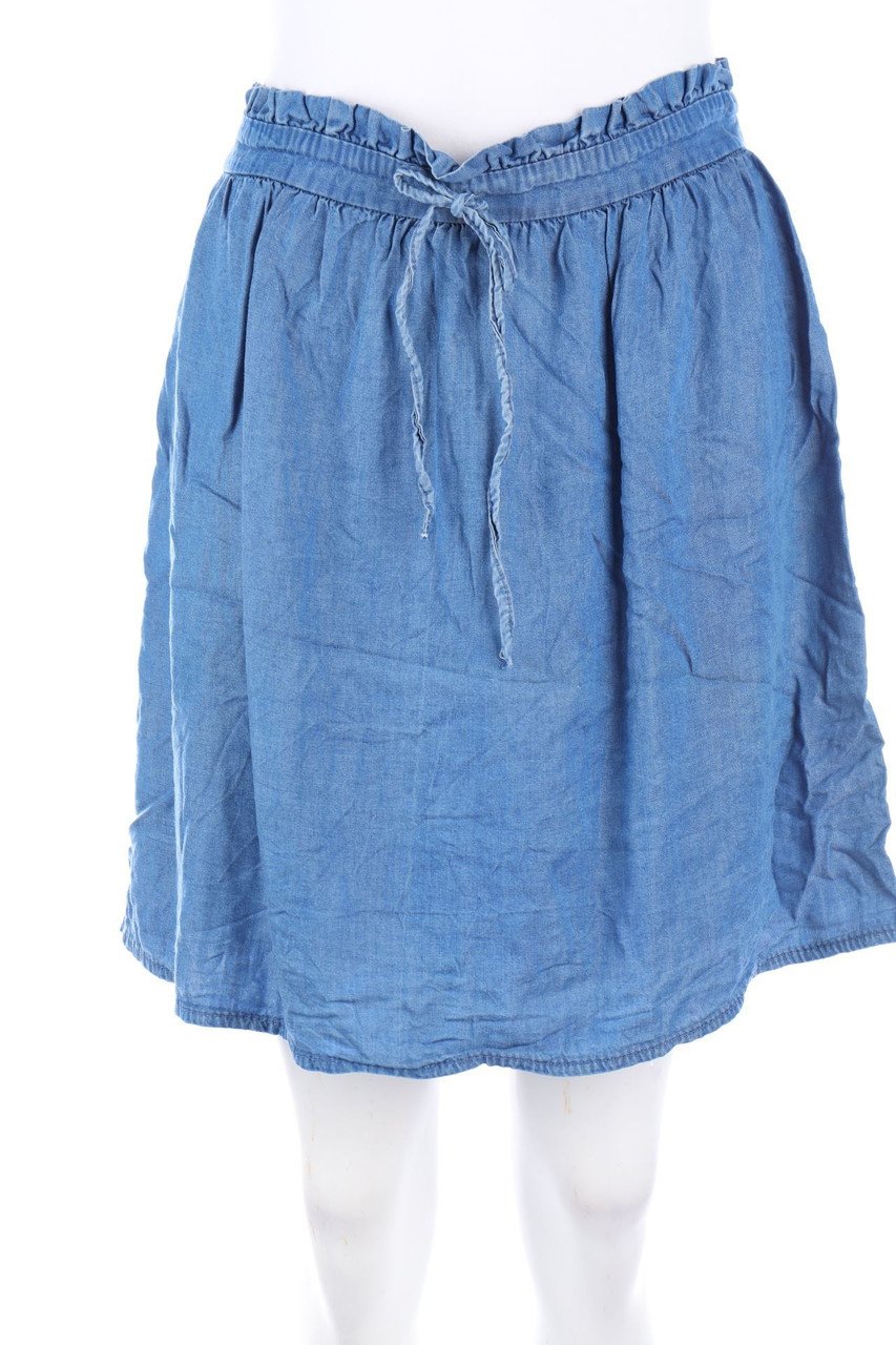 zebra - Denim Mini Skirt - M